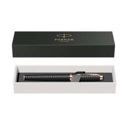 Roller Parker IM Royal Premium negru cu accesorii aurii