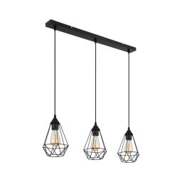 Lustră pe cablu Globo 15745-3H ZACHARY 3xE27/60W/230V