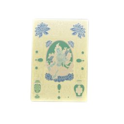Card Feng Shui din metal Tara Verde