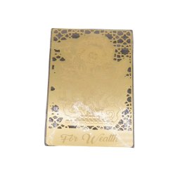 Card Feng Shui din metal For Wealth