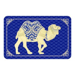 Card Feng Shui din plastic pentru flux de bani cu camila