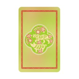 Card Feng Shui din plastic prietenii secreti – Tigru si Mistret