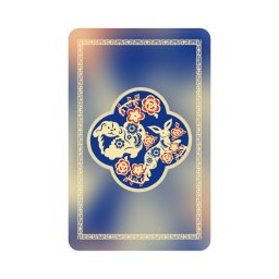 Card Feng Shui din plastic prietenii secreti – Caine si Iepure