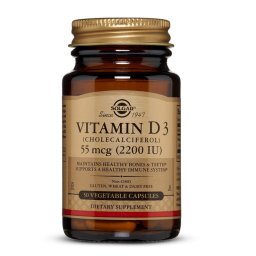 Vitamina D3 (Colecalciferol) 2200IU 50 capsule Solgar
