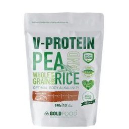 Pudra proteica V Protein cu alune de padure 240g GoldNutrition