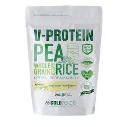 Pudra proteica V Protein cu vanilie 240g GoldNutrition