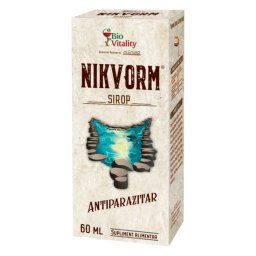 Nikvorm sirop paraziti intestinali 60ml Bio Vitality
