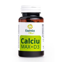 Calciu Max + D3 60 capsule Esenta Plant