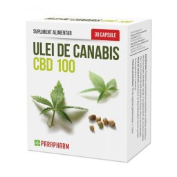 Ulei de canabis CBD 100 30 capsule Parapharm