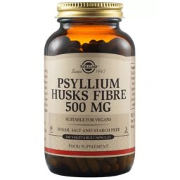 Psyllium Husks Fibre 500mg 200 capsule Solgar