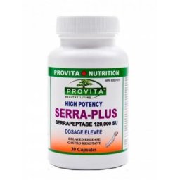 Serra Plus Serrapeptase 120000UI 30 capsule Provita