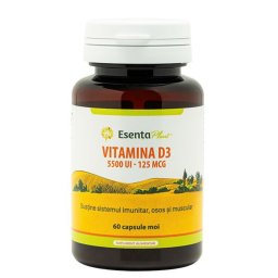 Vitamina D3 5500 UI 60 capsule moi Esenta Plant