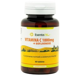 Vitamina C 1000 mg cu Bioflavonoide 200 mg 60 capsule Esenta Plant