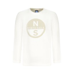 NORTH SAILS LONG-SLEEVED T-SHIRT FOR KIDS, WHITE
