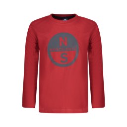 NORTH SAILS KIDS' LONG-SLEEVED T-SHIRT, RED
