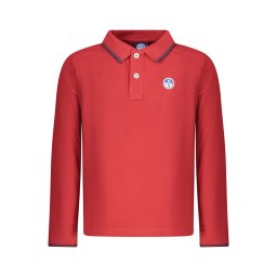 NORTH SAILS KIDS' LONG-SLEEVED POLO SHIRT, RED