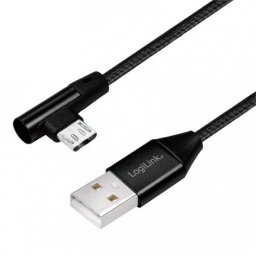 Cablu USB 2.0 la Micro USB-B , 0.3m negru