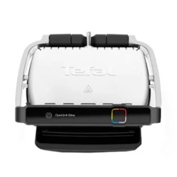 Gratar electric Tefal OptiGrill Elite GC750D30, 12 programe, 30x20 cm, termostat reglabil, Negru/Inox