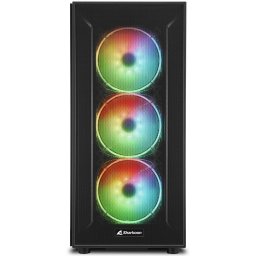 Carcasa Sharkoon TG6M RGB, Mid-Tower, fara sursa, ATX, Black