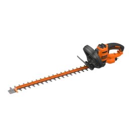 Foarfeca electrica pentru tuns gard viu Black & Decker BEHTS451, lungime lama 60 cm, putere 550 W, alimentare 230V, grosime crengi pana la 25 mm, Portocaliu-Negru