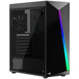 Carcasa Aerocool Shard, Middle Tower, fara sursa, ATX, Negru