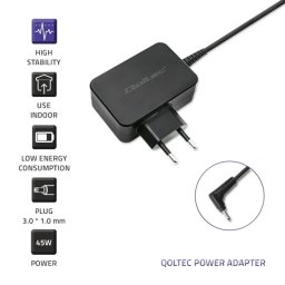 Incarcator de alimentare Qoltec pentru ultrabook Asus, 45W, 19V, 2.37A, 3.0x1.0, 1.7m