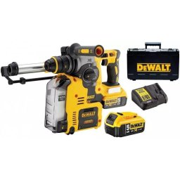 Ciocan rotopercutor DeWalt, 3 moduri de lucru si acumulator XR Li-Ion de 18V, Galben-Negru