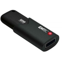 USB FlashDrive 128 GB EMTEC B120 Click Secure USB 3.2 (100MB/s)