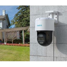 Camera de supraveghere pentru exterior Reolink TrackMix Series P760, 4K, 360 PTZ , vizualizare duala cu urmarire cu zoom automat, zoom hibrid 6X, Color Night Vision