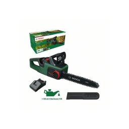 Fierastrau cu baterie Bosch AdvancedChain 36V, 35 cm, viteza lant 14 m/s, acumulator, lant, ghidaj, lubrifiant si incarcator