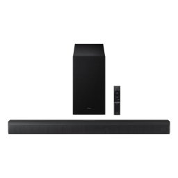 Soundbar Samsung HW-B650F Seria B 2025, 3.1, Subwoofer wireless, Telecomanda (Negru)