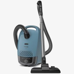 Aspirator cu sac Miele Guard S1 12558580, 890 W, 3,5 l, 76 dB, Albastru