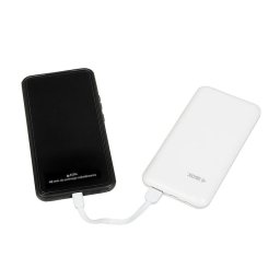 Baterie externa iBox, 10000 mAh, alb, incarcare rapida, 20 W