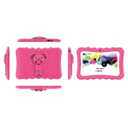 Tableta pentru copii Blow KidsTAB7 V2, 7 Inch, 4 GB RAM, 32 GB stocare, camera 2 MP, cu husa roz