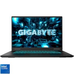 Laptop Gaming Gigabyte A16 PRO, procesor Intel® Core™ 7 240H pana la 5.20GHz, 16 inch, QHD+, 165Hz, 32GB DDR5, 1TB SSD, NVIDIA GeForce RTX 5080 16GB DDR7, No OS, Negru