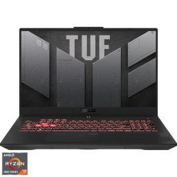 Laptop Gaming ASUS TUF A17 cu procesor AMD Ryzen™ 7 7445HS pana la 4.7GHz, 17.3'', Full HD, 144Hz, IPS, 16GB DDR5 RAM, 512GB SSD, NVIDIA® GeForce RTX™ 4050 6GB GDDR6, No OS, Mecha Grey