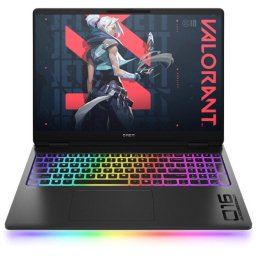 Laptop Gaming HP Omen 16-ak0006nn, procesor AMD Ryzen™ AI 9 HX 375 pana la 5.1GHz, 16 inch, 2.5K, 16GB DDR5 RAM, 1TB SSD, NVIDIA® GeForce RTX™ 5070 Ti 12GB GDDR7, Free DOS, Negru