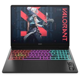 Laptop Gaming HP Omen 16-ak0012nn, procesor AMD Ryzen™ AI 9 HX 375 pana la 5.1GHz, 16 inch, 2.5K, 32GB DDR5 RAM, 1TB SSD, NVIDIA® GeForce RTX™ 5070 8GB GDDR7, Free DOS, Negru