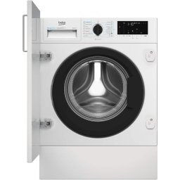 Masina de spalat rufe incorporabila Beko B3WBT691415W, 9 kg, 1400 RPM, SteamCure, Motor ProSmart Inverter, AddXtra, IronFast, SteamCure, Recycled Tub, Clasa A, Display LED, Alb