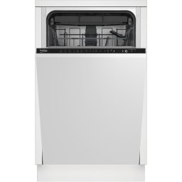 Masina de spalat vase incorporabila Beko BDIS35030, 10 seturi, 6 programe, 45 cm, Clasa D, SteamGloss, AquaIntense