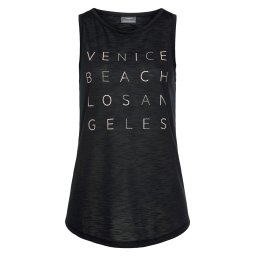 VENICE BEACH Top crem / negru