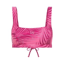 LASCANA ACTIVE Sutien de costum de baie sport roz / roșu bordeaux / alb