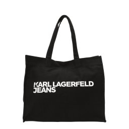 KARL LAGERFELD JEANS Plase de cumpărături negru / alb