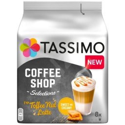 Tassimo Coffee Shop , Toffee Nut Latte 8 capsule