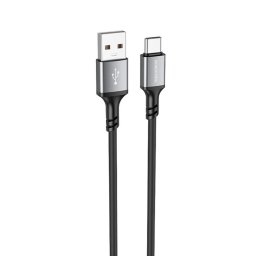 Cablu de Incarcare, USB-A la USB-C, 3A, 1m - Borofone (BX83) - Black