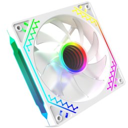 Ventilator 120 mm Cetus 6P-12DLO16W-ARGB Alb