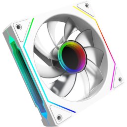 6P-12SRB17W-ARGB Reverse Blade ARGB LED 120 mm Alb