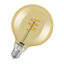 Vintage 1906 Globe 95 40 Spiral Filament DIM 4.9W 922 Gold E27