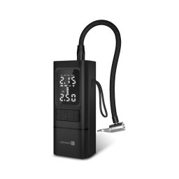 CONNECT IT CFF-4500-BK - Compresor portabil digital AirFlow, 80 W, 6000 mAh, negru