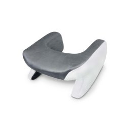 CONNECT IT CFH-1020-GY - Pernă anatomică ErgoWork pentru citit și lucru, gri/alb